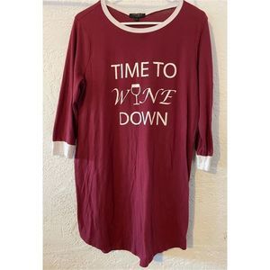 Ultra Flirt “Time to Wine Down” Nightgown (M)